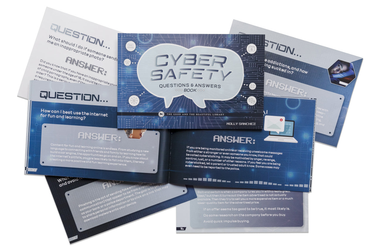Cyber Safety Questions & Answers Book: Safety Grades 7-8 Extension