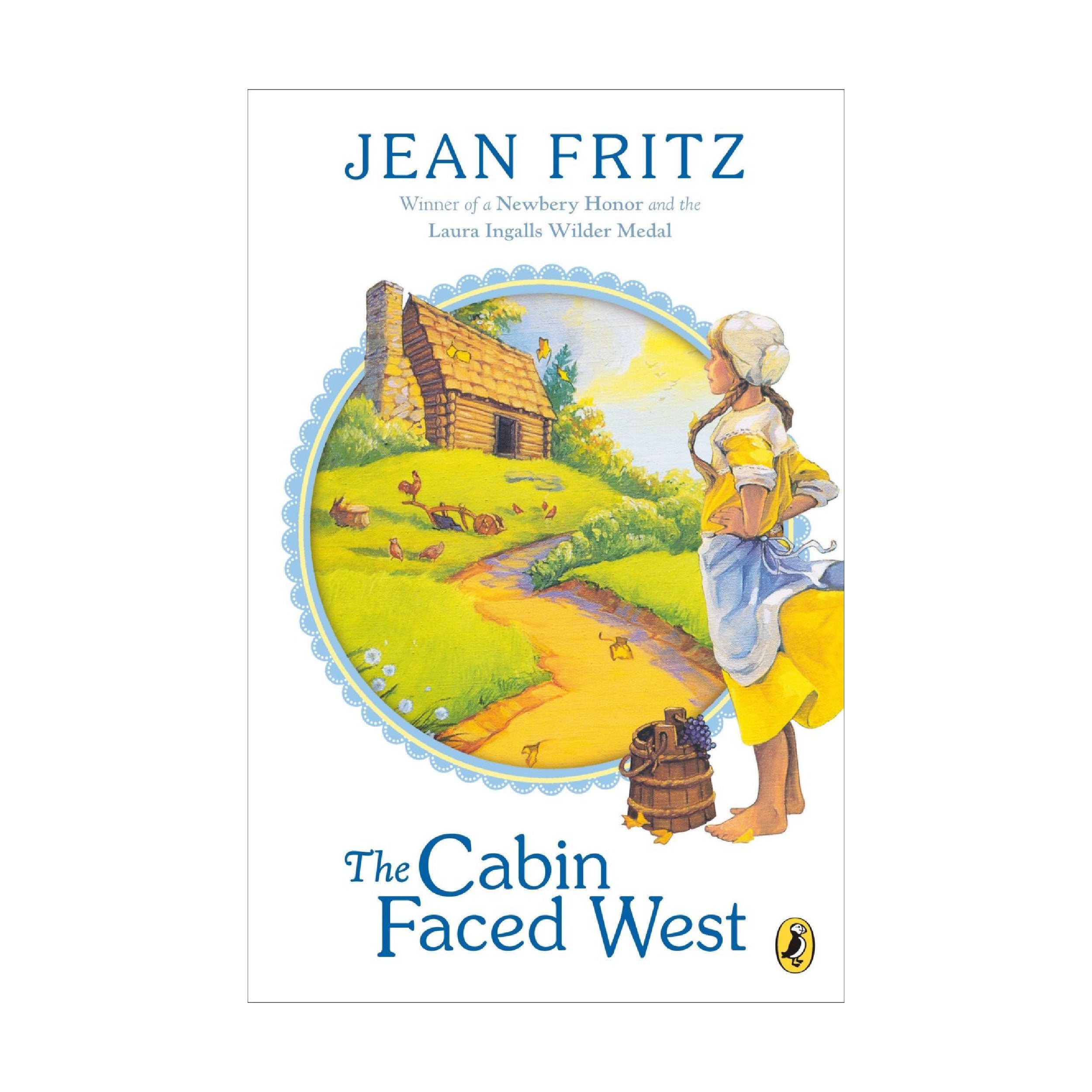 An illustrated book cover of a young girl in a yellow dress with cleaning supplies at her feet while she looks up a hill at a wooden house | The Good and the Beautiful