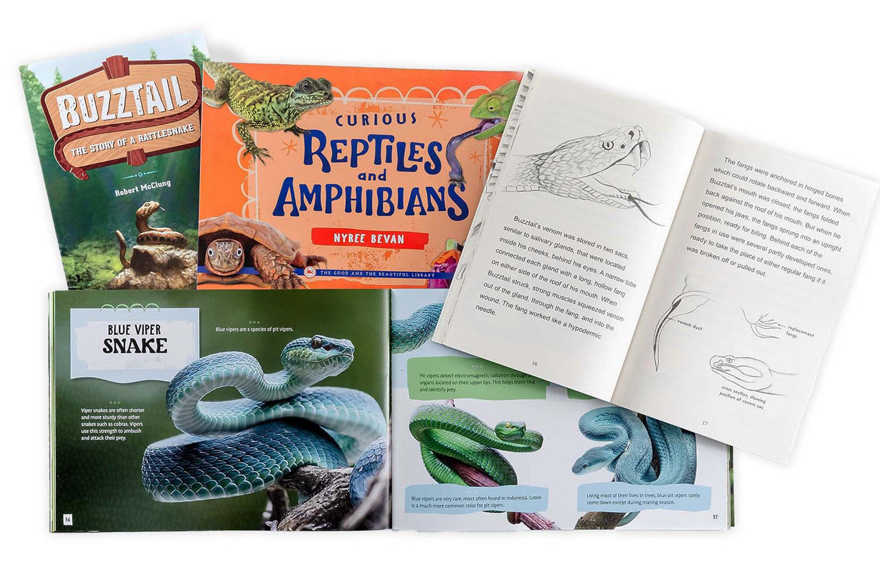Reptiles, Amphibians, and Fish: Course Book: One Per Family