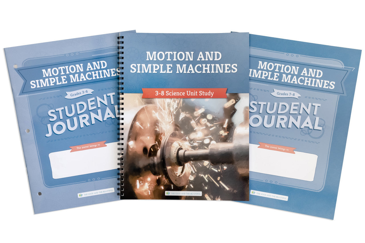 Motion and Simple Machines: Course Book: One Per Family