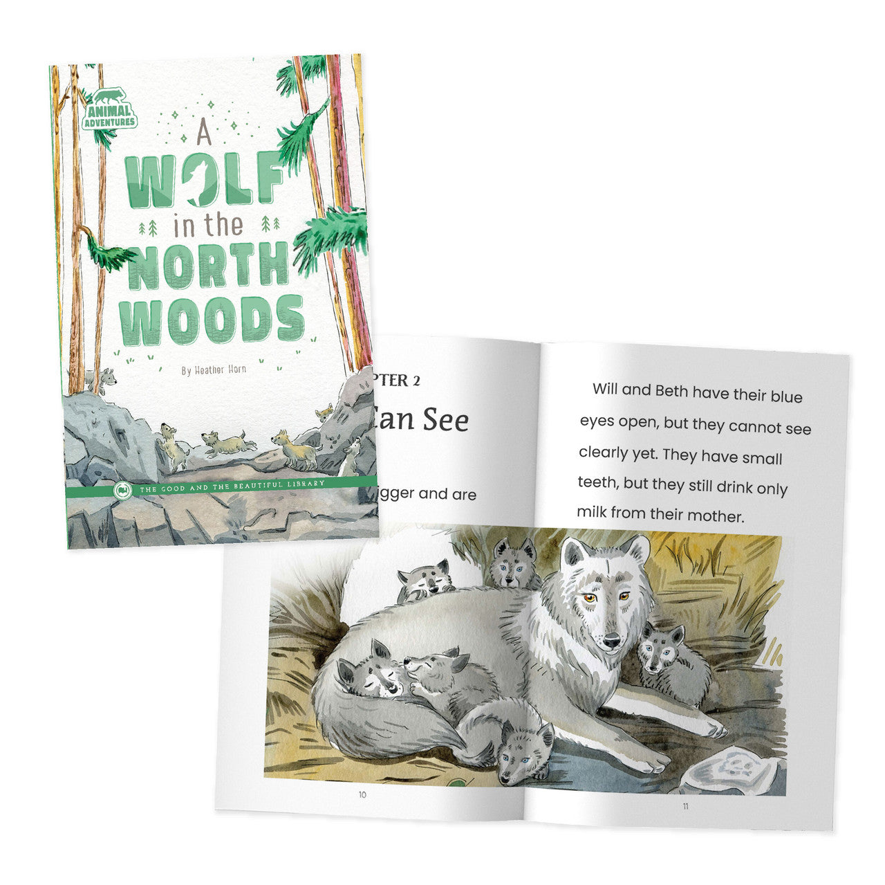 A Wolf in the North Woods: by Heather Horn