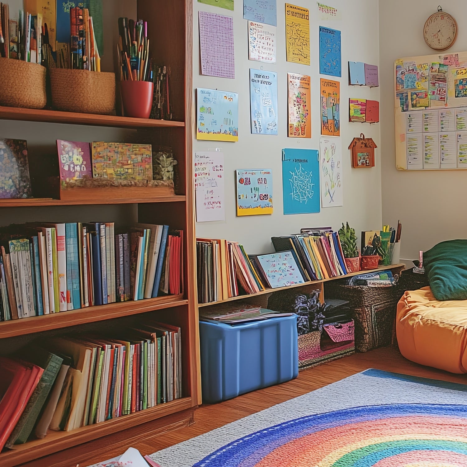 Organized Bookshelf | The Good and The Beautiful