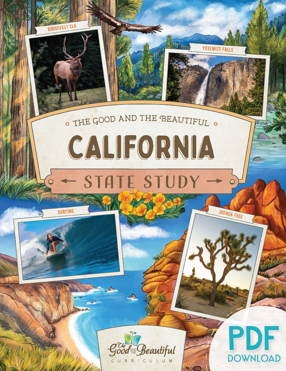 California State Study cover PDF Download | The Good and the Beautiful