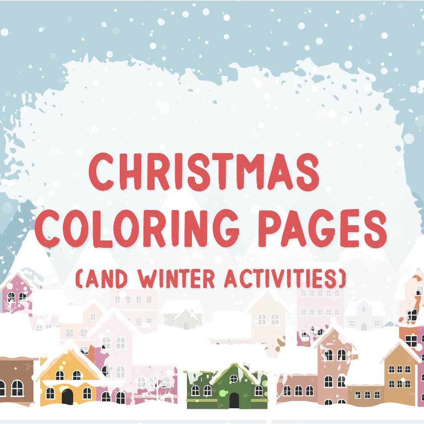 Christmas Coloring Pages | The Good and the Beautiful