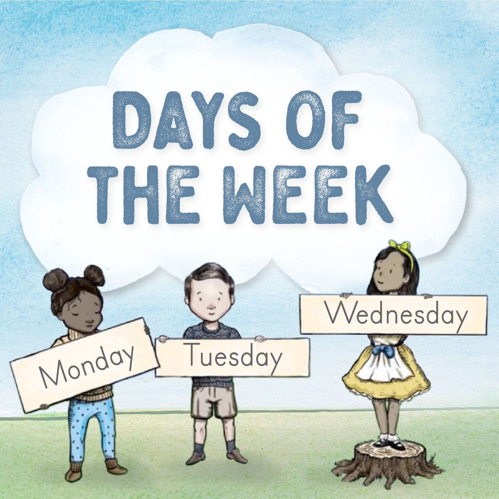 Days of the Week Blog Header | The Good and The Beautiful