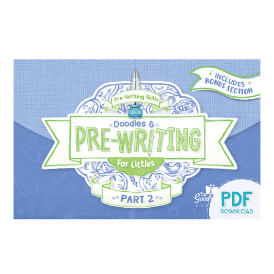Handwriting Workbook: Doodles and Pre-Writing for Littles Part 2 (PDF)