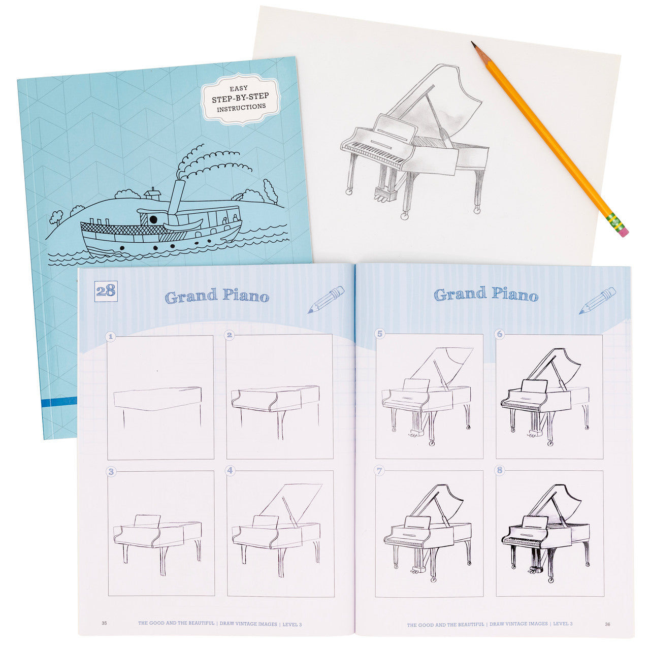 Draw Vintage Images: Level 3