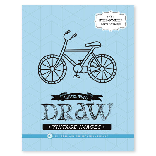 The cover of level two draw vintage images book | The Good and the Beautiful