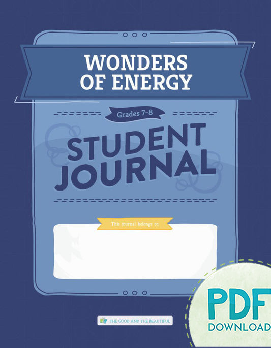 Wonders of Energy: Student Journal Grades 7-8 (PDF)