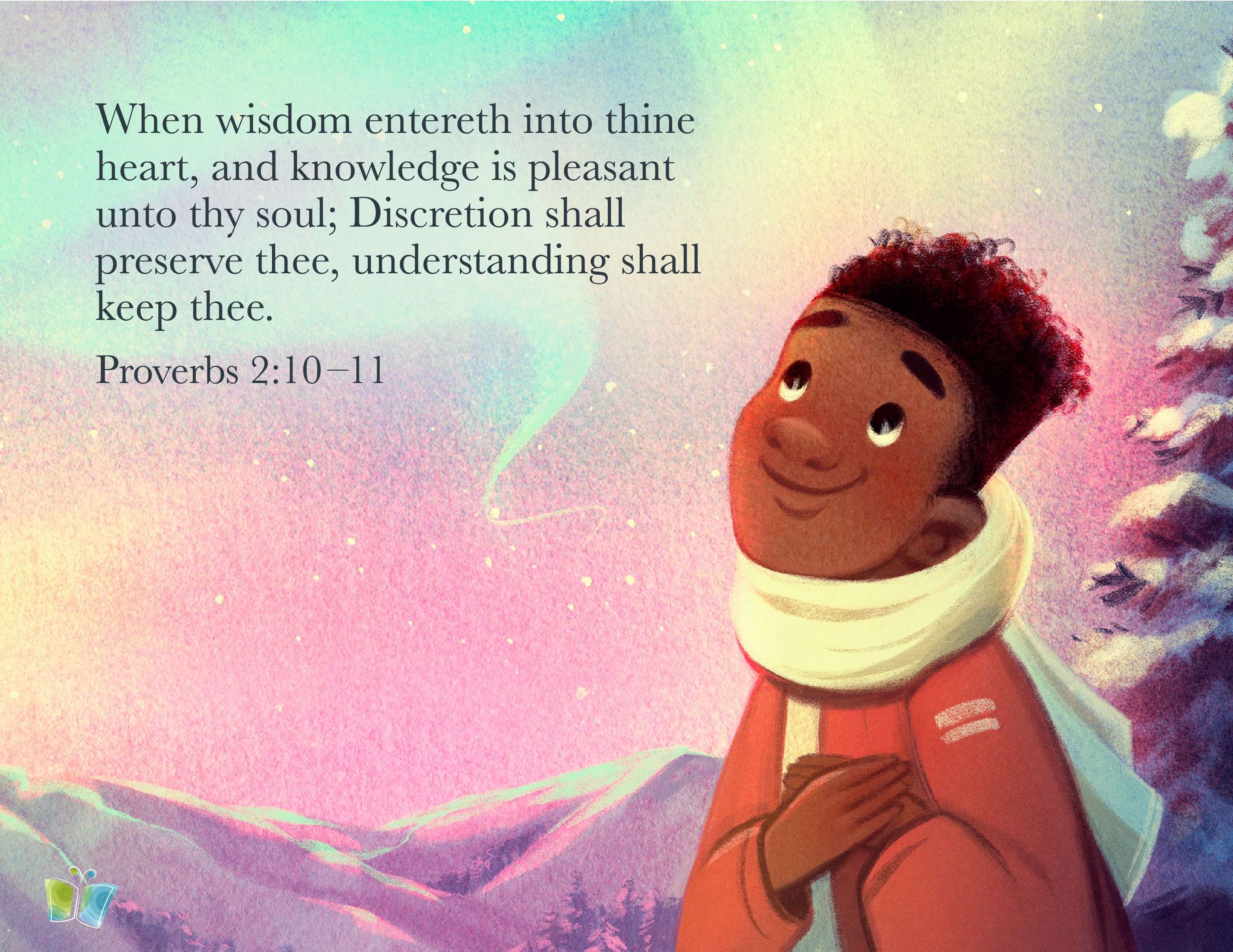 First Day Celebration Image Proverbs 2:10-11 | The Good and the Beautiful