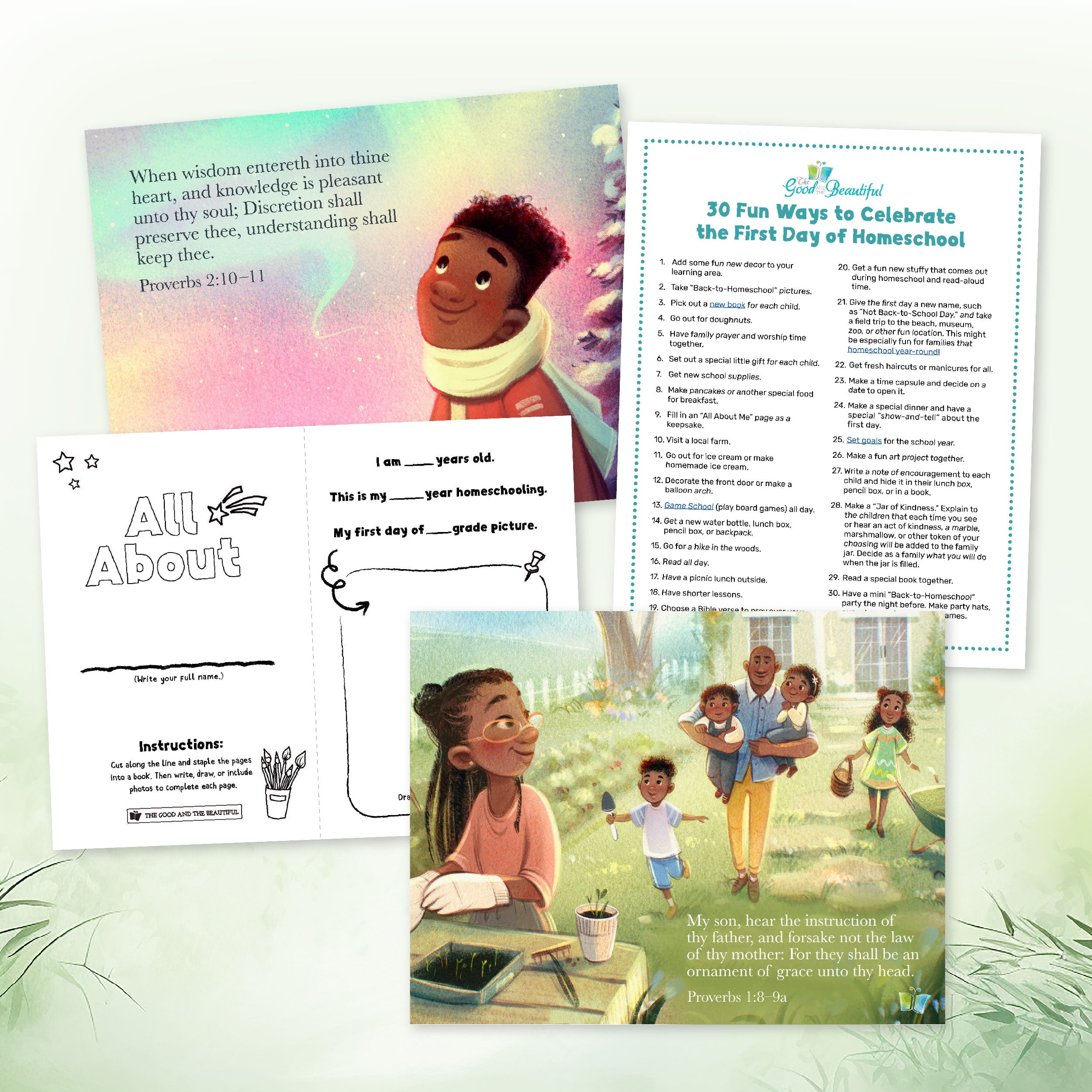First Day Celebrations Collage | The Good and the Beautiful