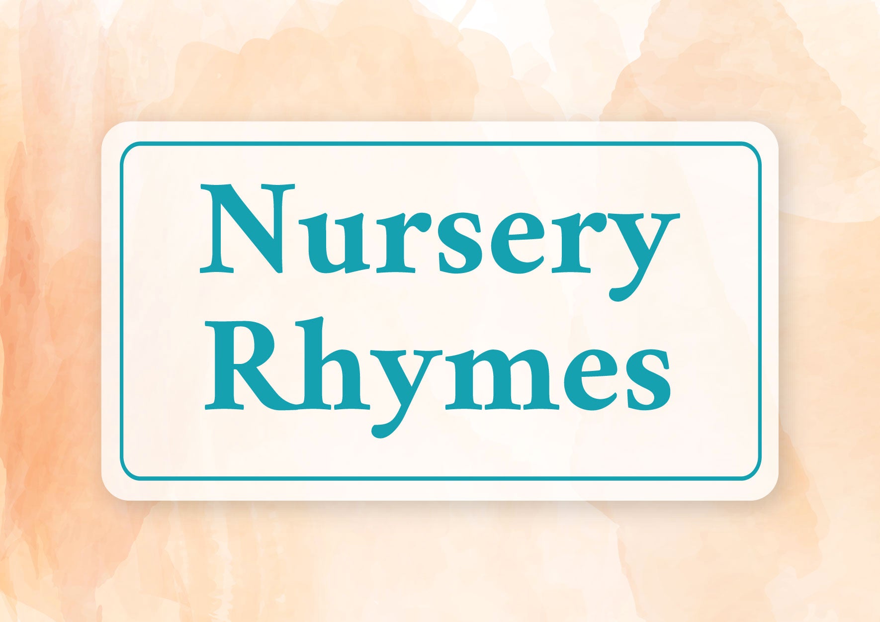 Nursery Rhymes Link | The Good and the Beautiful