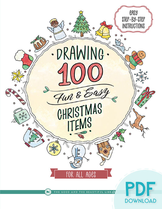 Drawing 100 Fun & Easy Christmas Items (PDF)