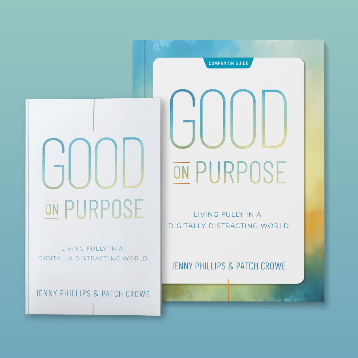 The book "Good on Purpose" alongside the companion guide | The Good and the Beautiful