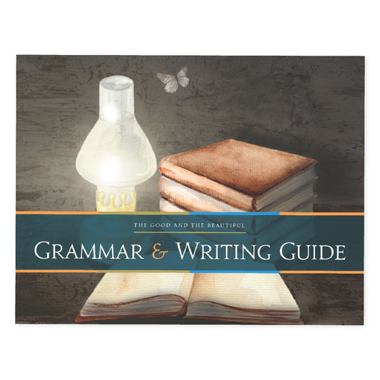 The course book cover "Grammar & Writing Guide" | The Good and the Beautiful