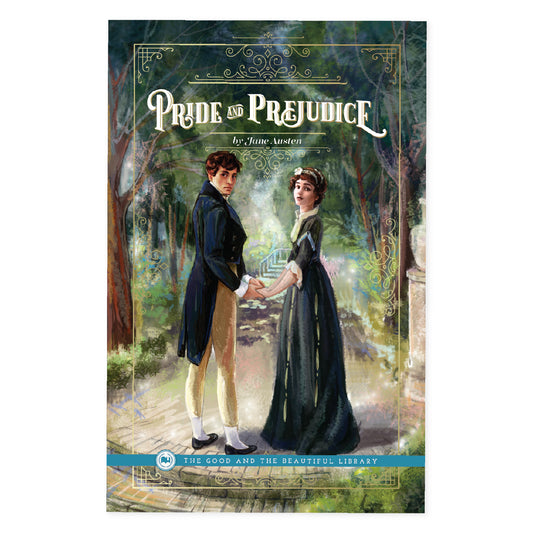 The cover of the book "Pride and Prejudice" by Jane Austen | The Good and the Beautiful
