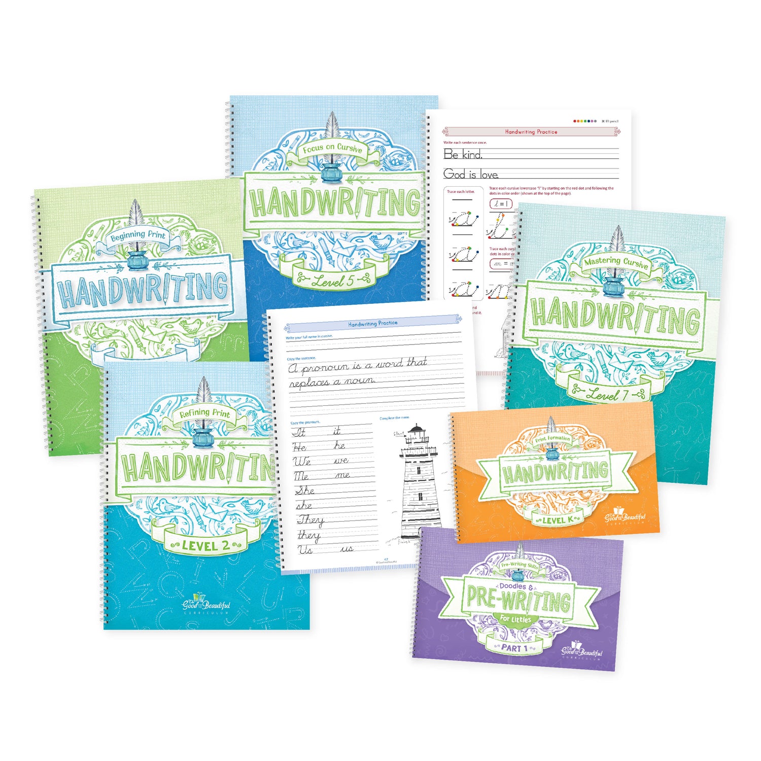 Handwriting Books Level K-7