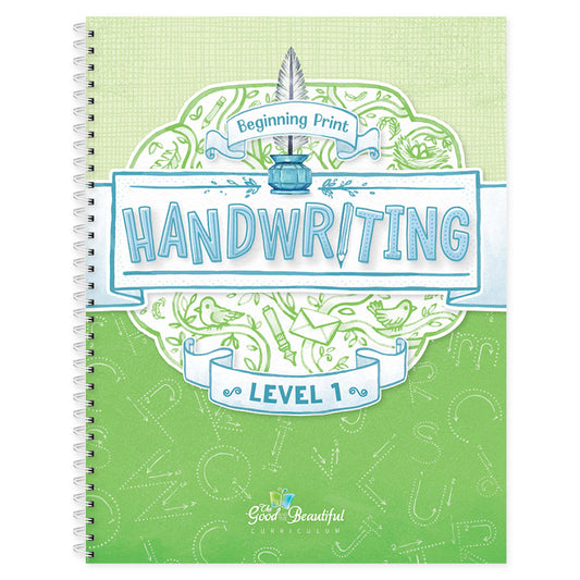Handwriting Level 1 Cover | The Good and the Beautiful