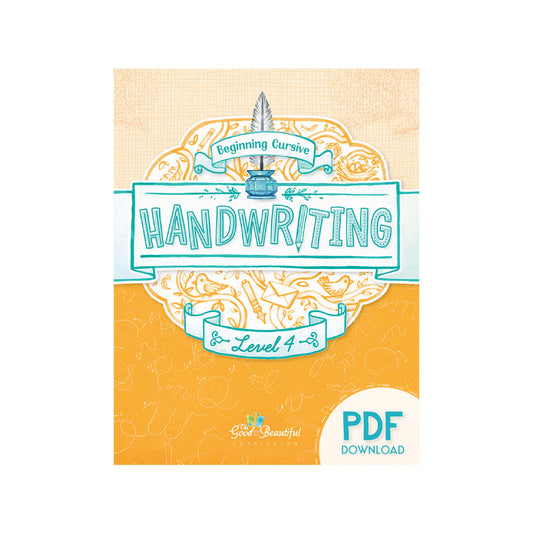 Handwriting Workbook (PDF): Level 4