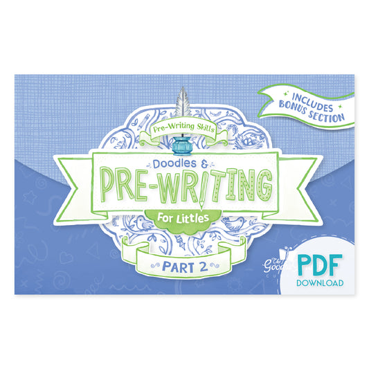 Handwriting PDF Doodles Pre-Writing Part 2 | The Good and the Beautiful