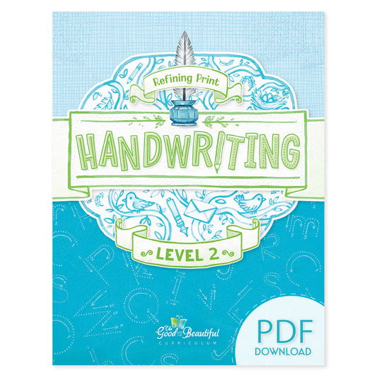 Handwriting PDF Level 2 | The Good and the Beautiful