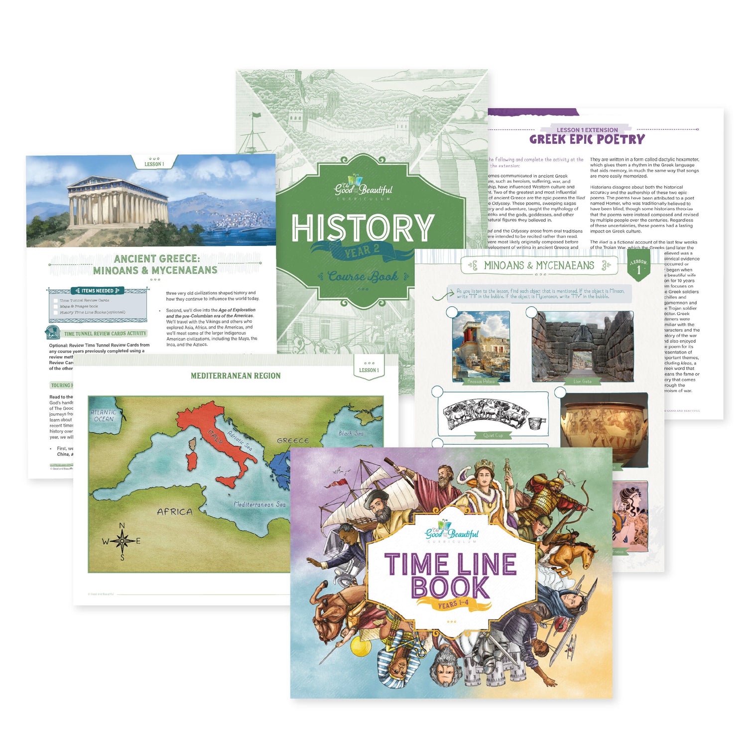 History Year 2 Time Line Book | The Good and the Beautiful
