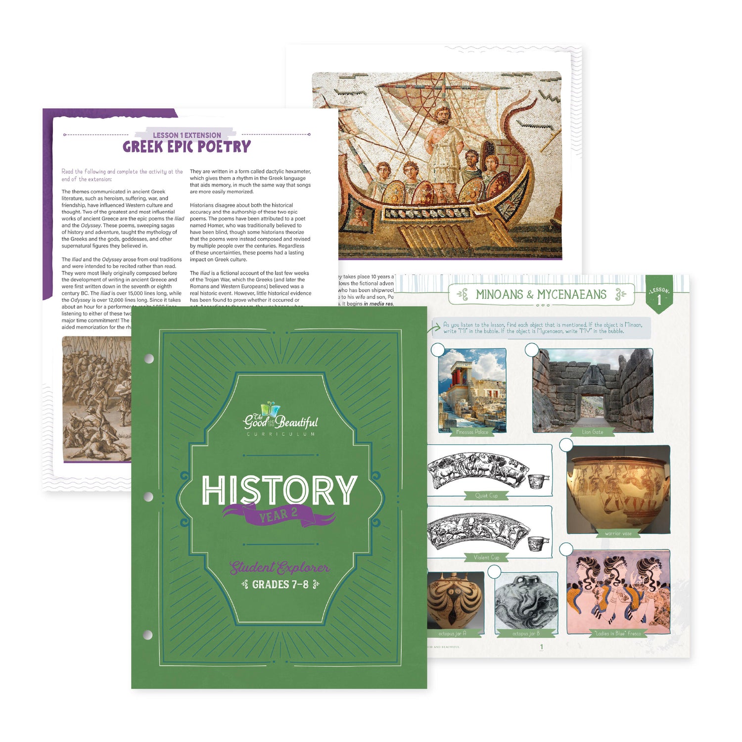 History Year 2 Grades 7-8 Book | The Good and the Beautiful