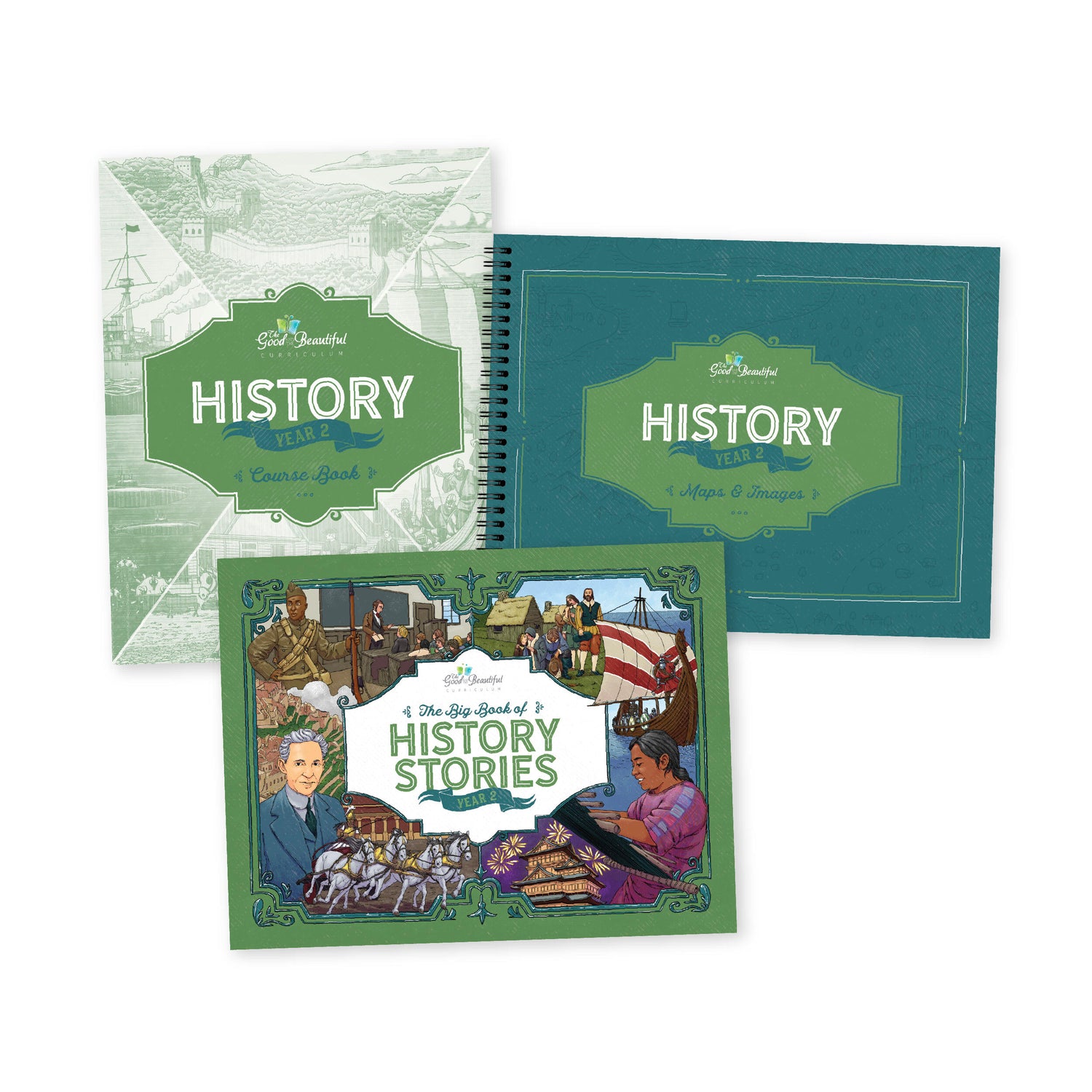 History year 2 course book collage | The Good and the Beautiful