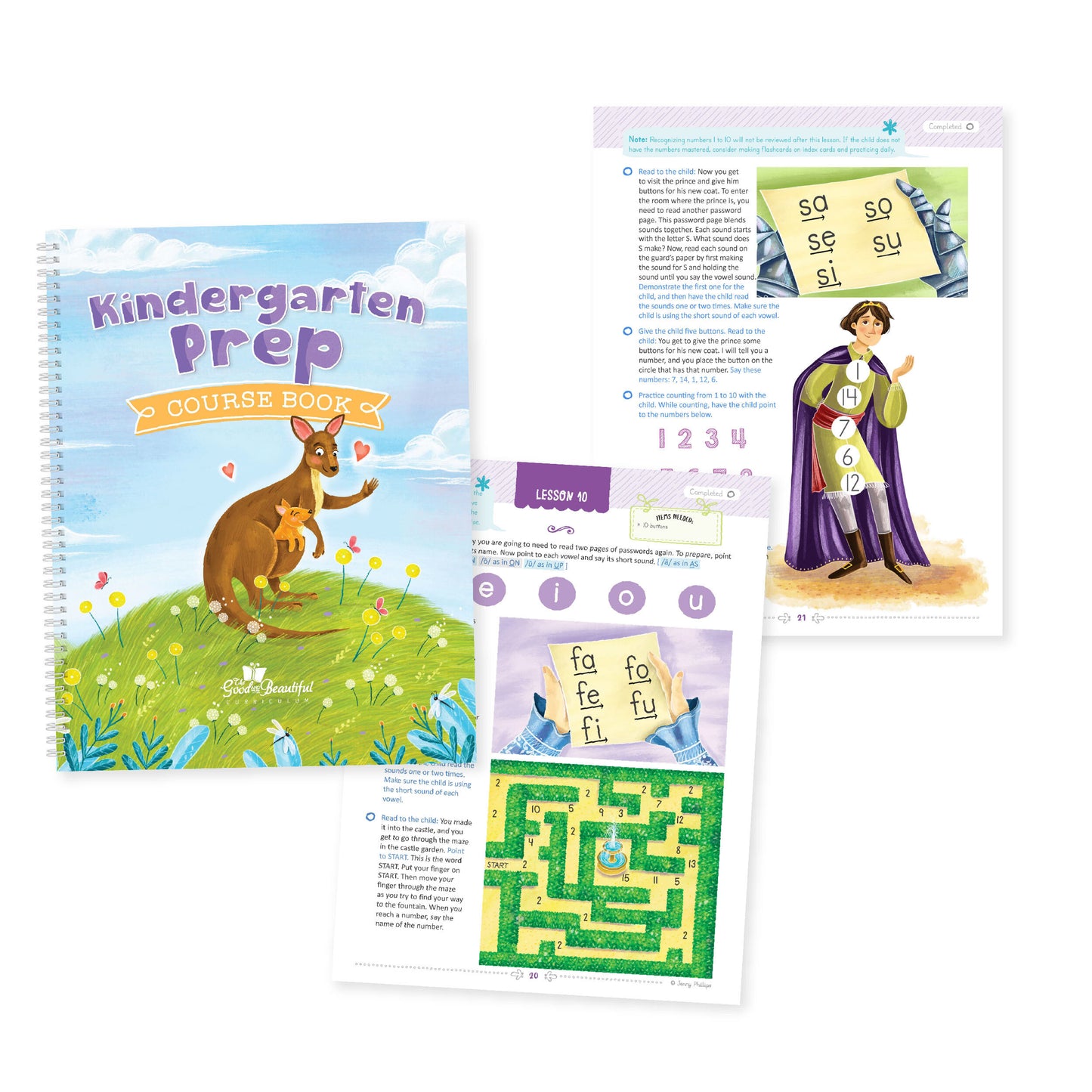 Kindergarten Prep Book Lesson | The Good and the Beautiful