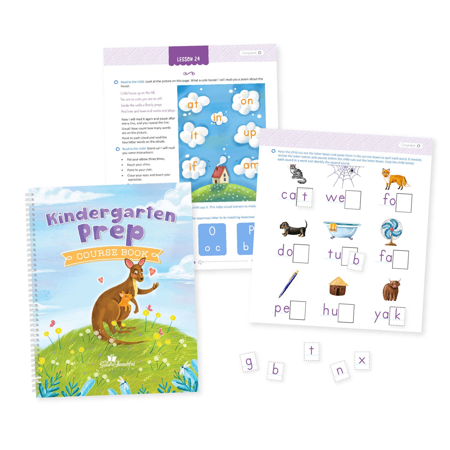 Kindergarten Prep Course Book Activities | The Good and the Beautiful