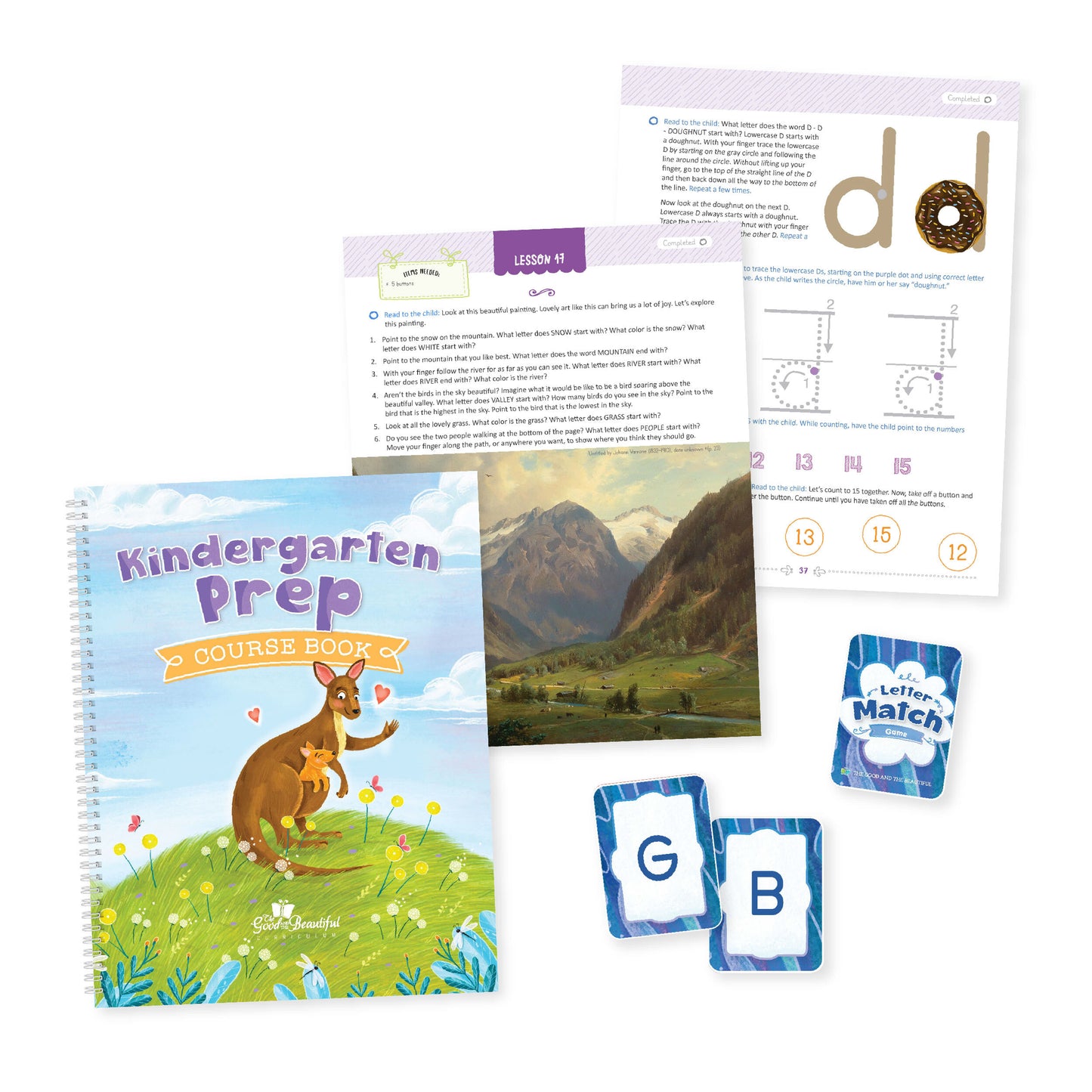 Kindergarten Prep Course Book Lesson | The Good and the Beautiful