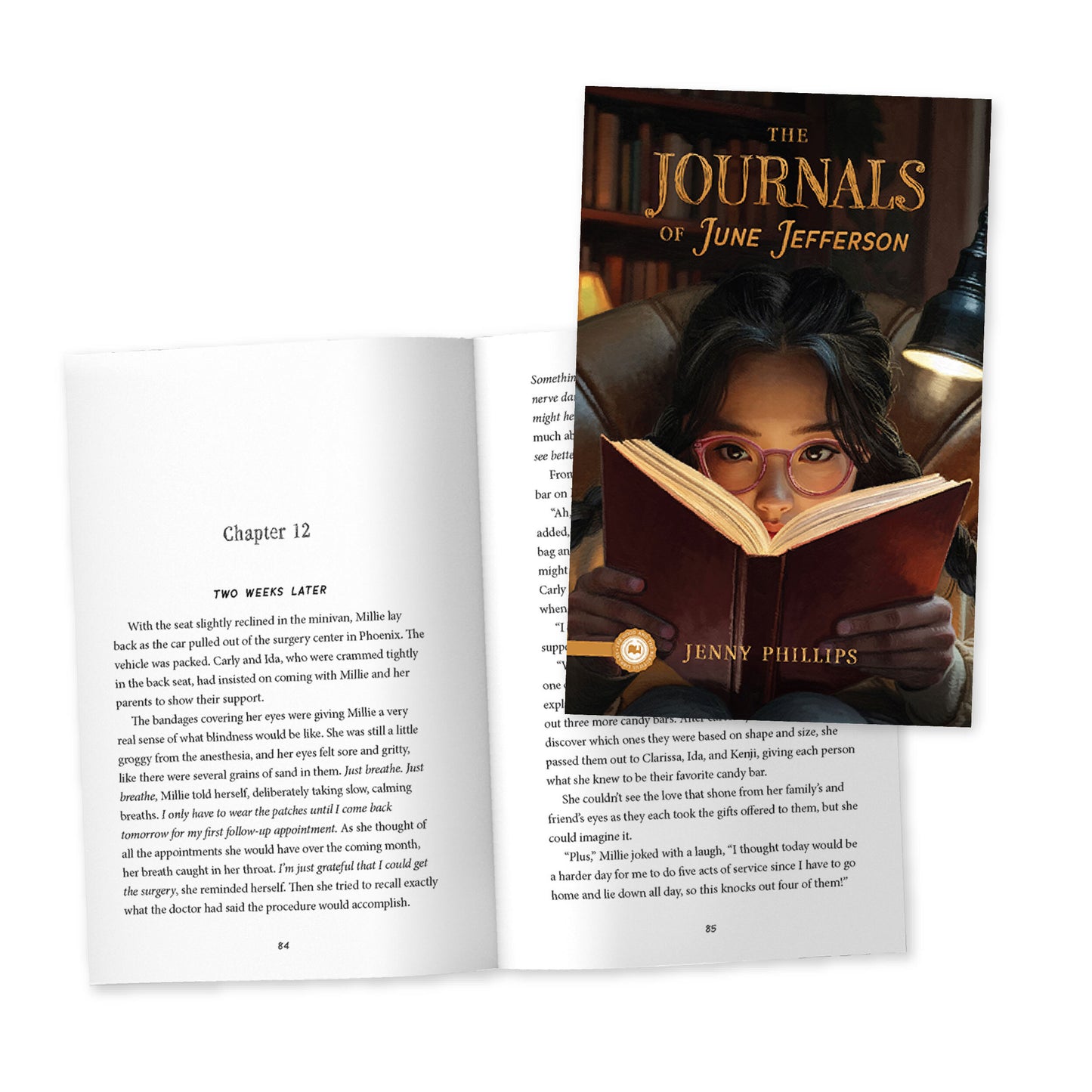 The book "The Journals of June Jefferson" by Jenny Phillips and sample pages from chapter twelve | The Good and the Beautiful