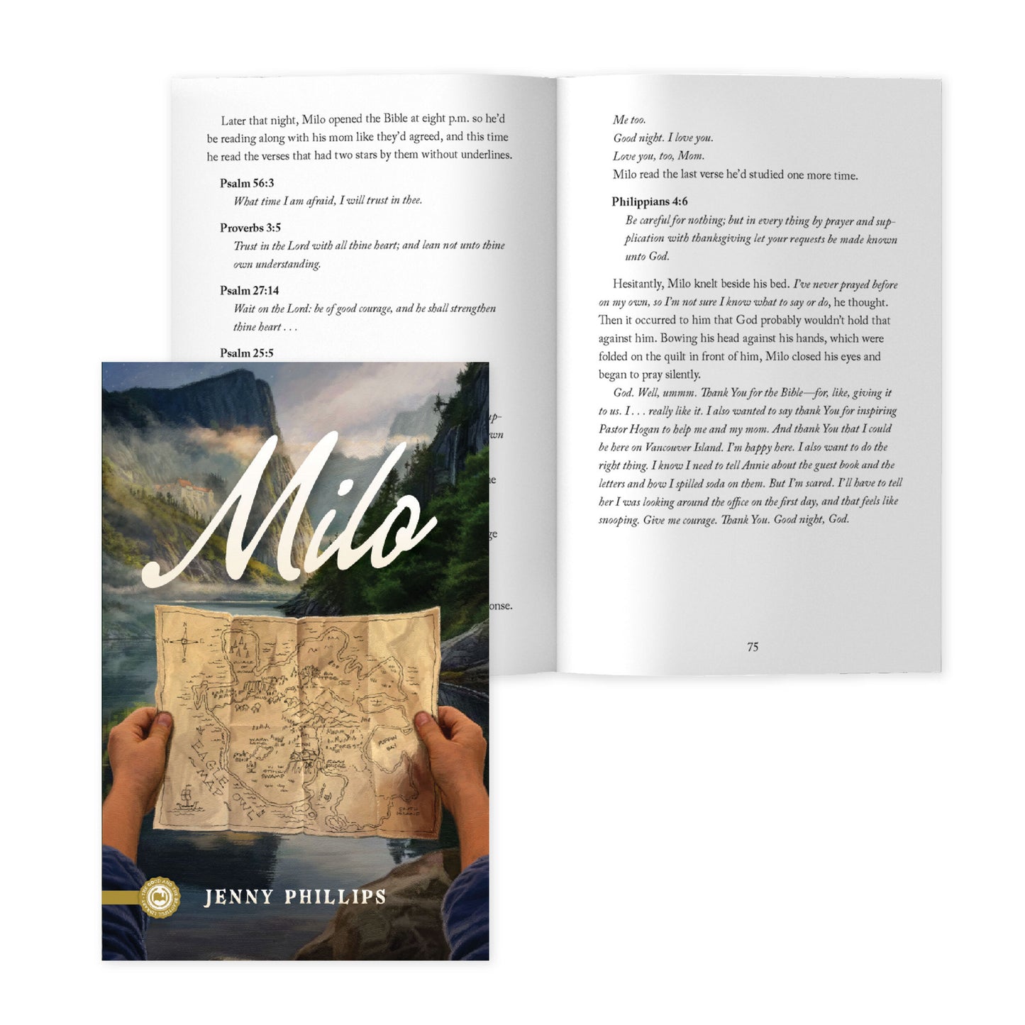 The book "Milo" with a preview of inside pages | The Good and the Beautiful