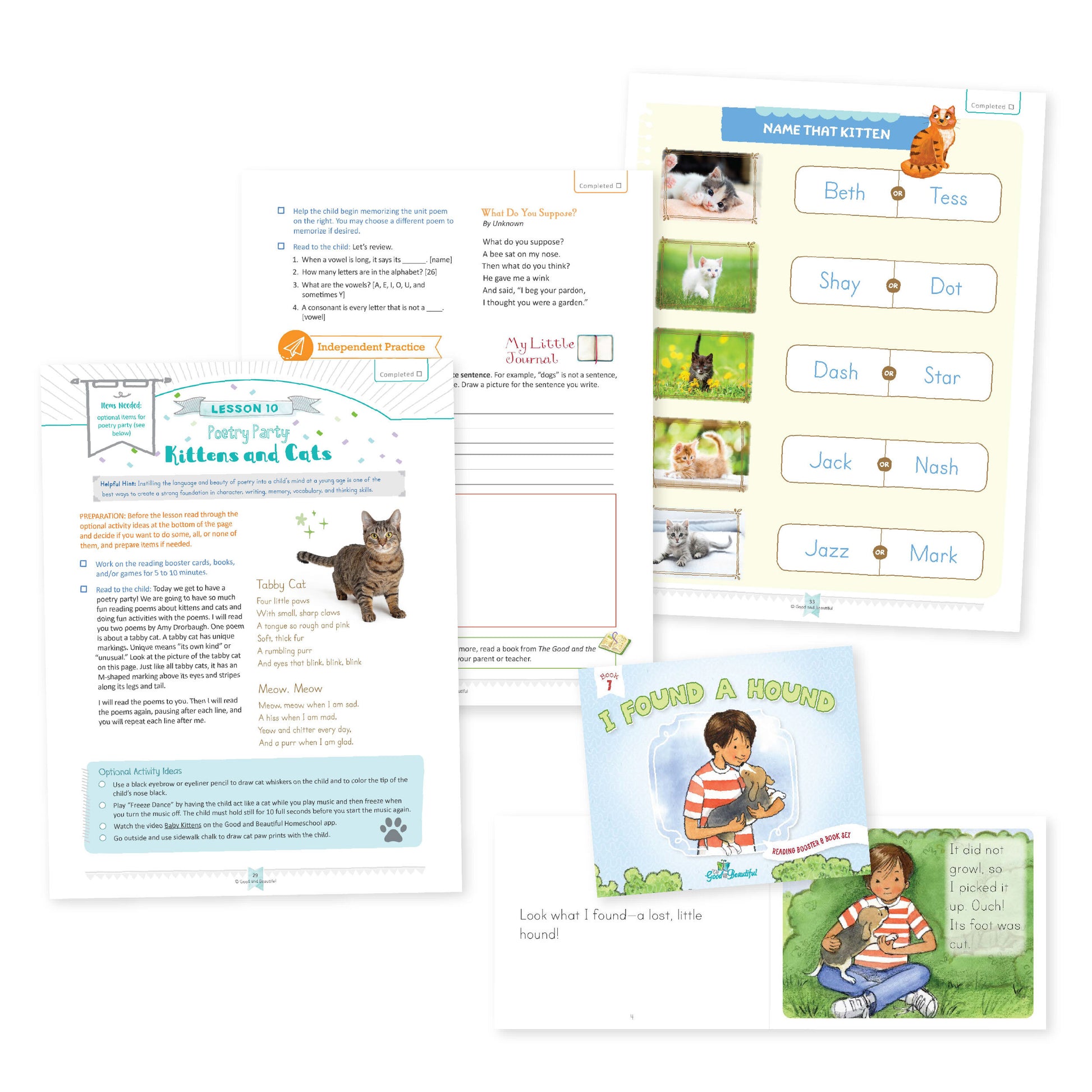 Language Arts Level 1 Activities | The Good and the Beautiful