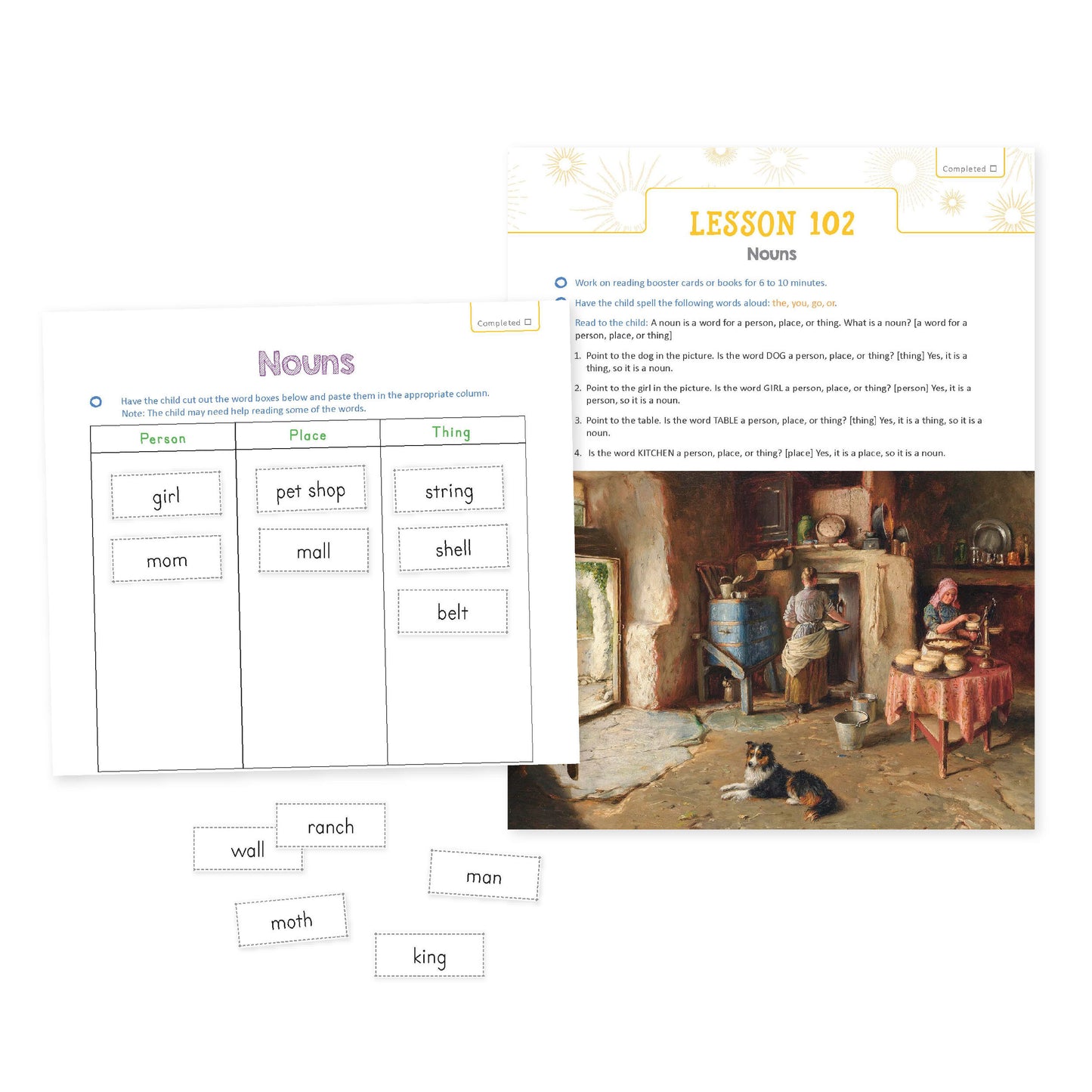 Language Arts Level K Lesson | The Good and the Beautiful