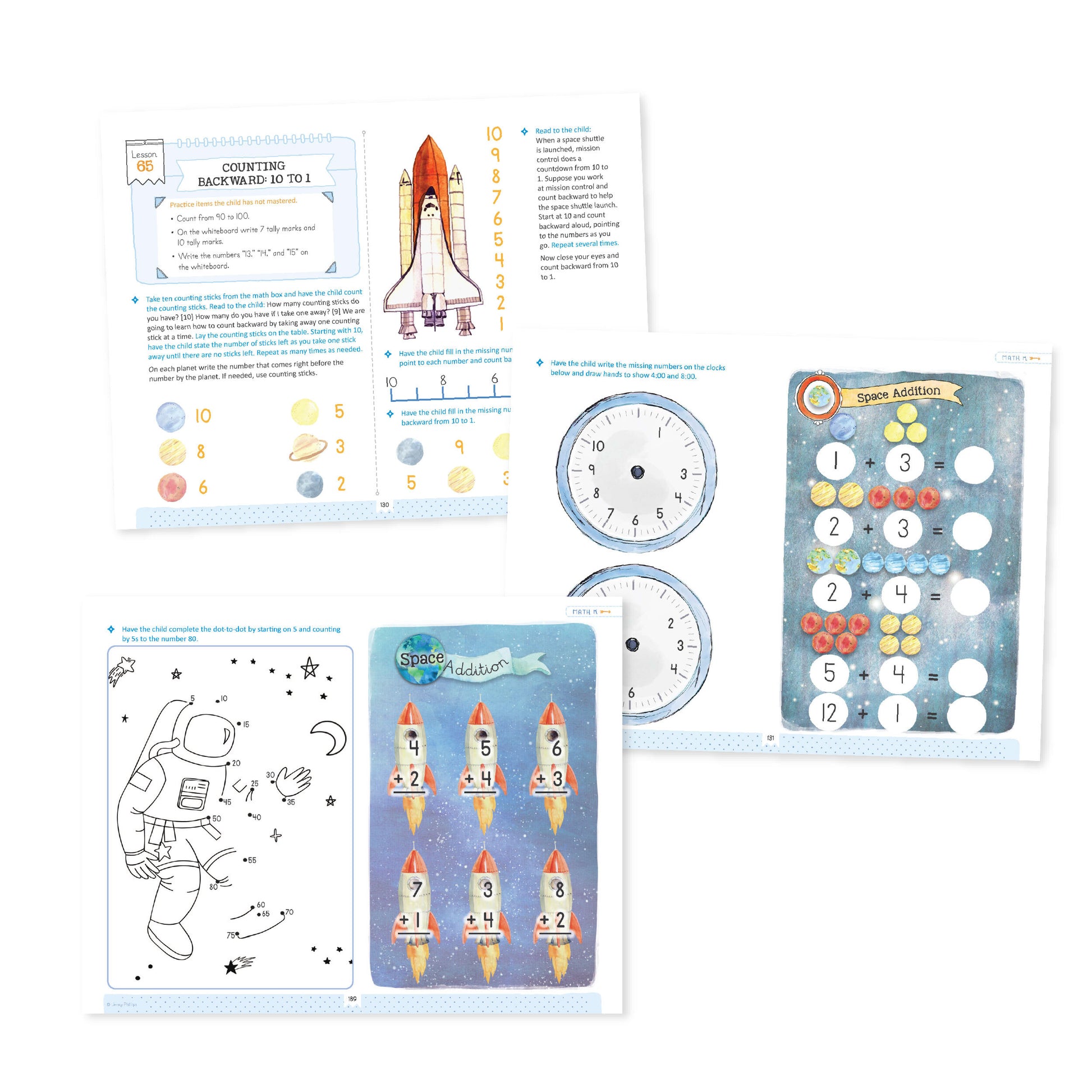 Math K Lesson with Rockets | The Good and the Beautiful