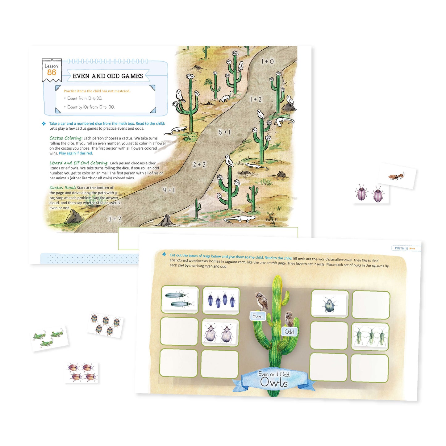 Math K Even and Odd Games | The Good and the Beautiful