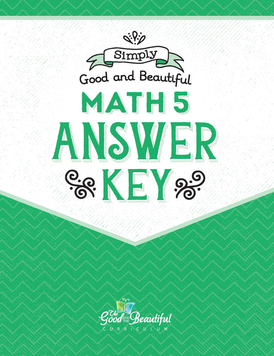 Answer Key: Math 5