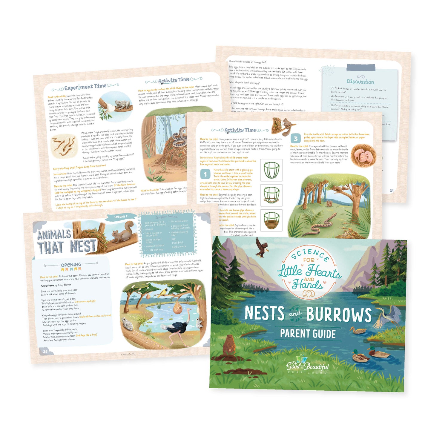 Nests and Burrows Parent Guide | The Good and The Beautiful