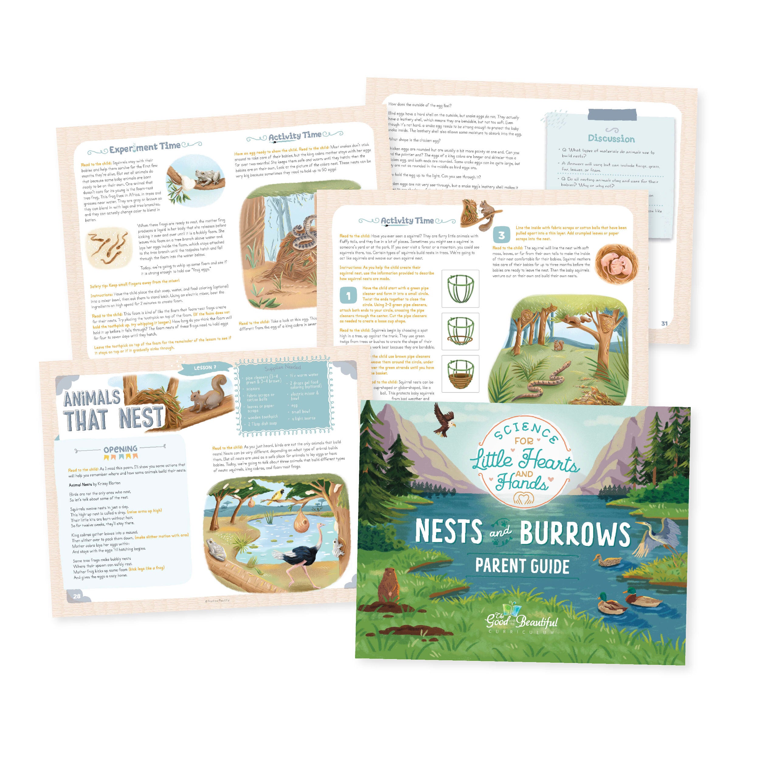 Nests and Burrows Parent Guide | The Good and The Beautiful