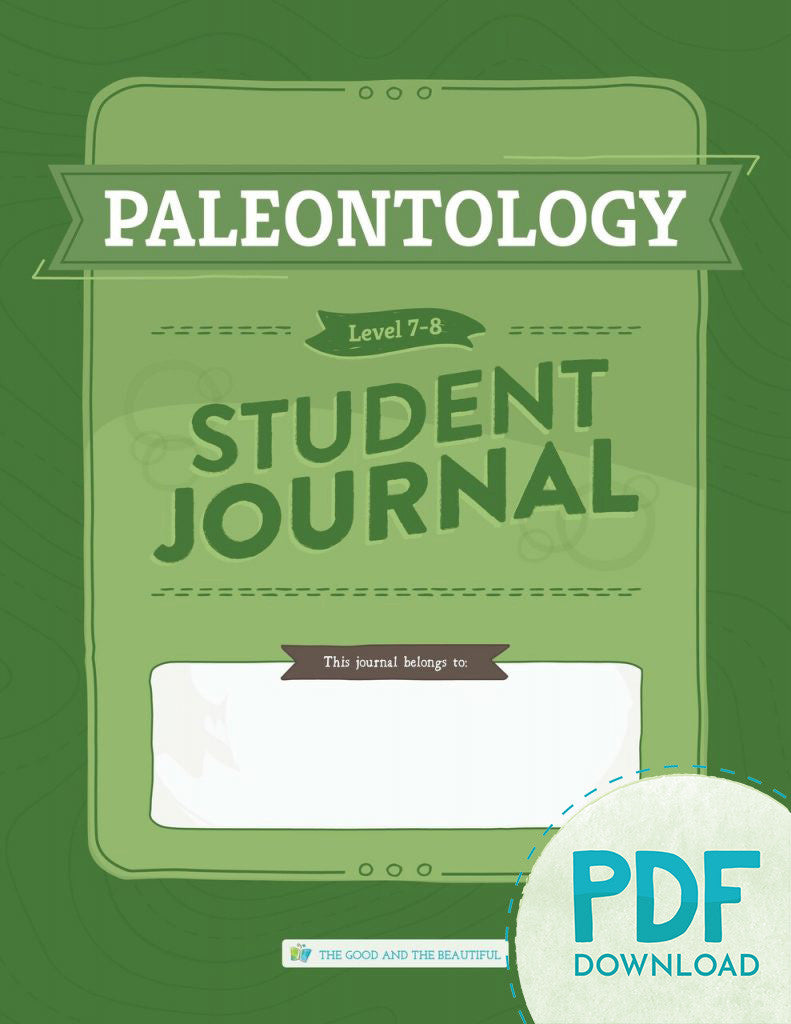 Paleontology: Student Journal Grades 7-8 (PDF)