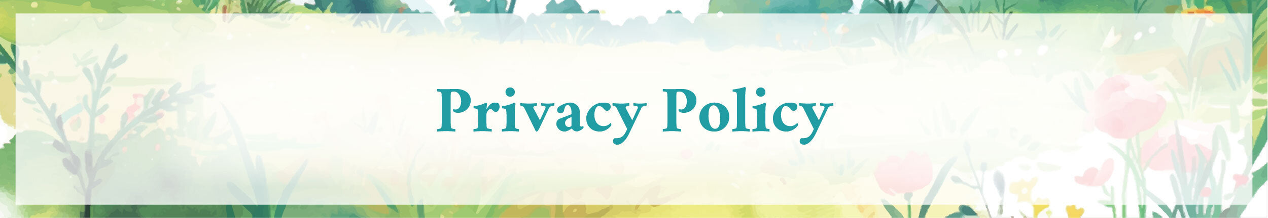 Privacy Policy — Banner — The Good and the Beautiful