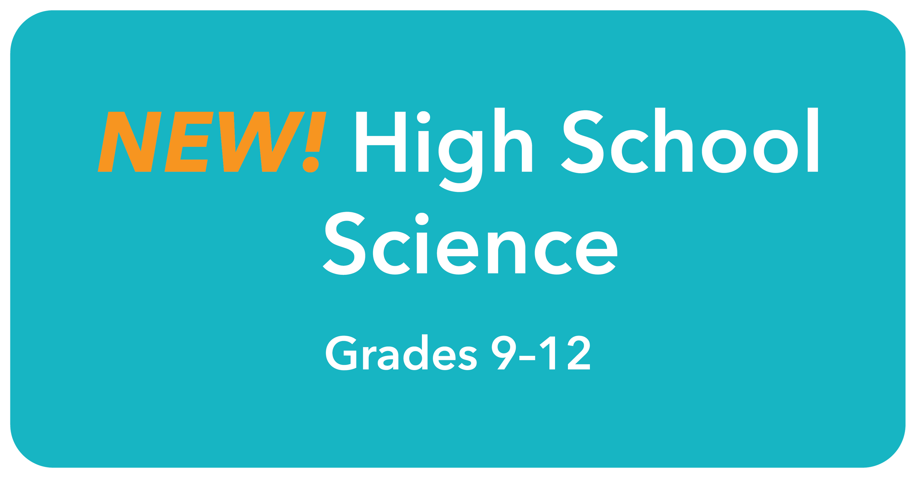 Science Grades 9 through 12 Button | The Good and The Beautiful
