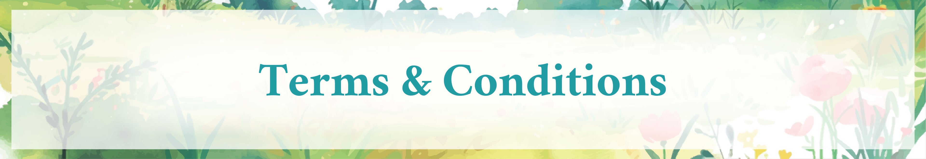 Terms and Conditions — Banner — The Good and the Beautiful