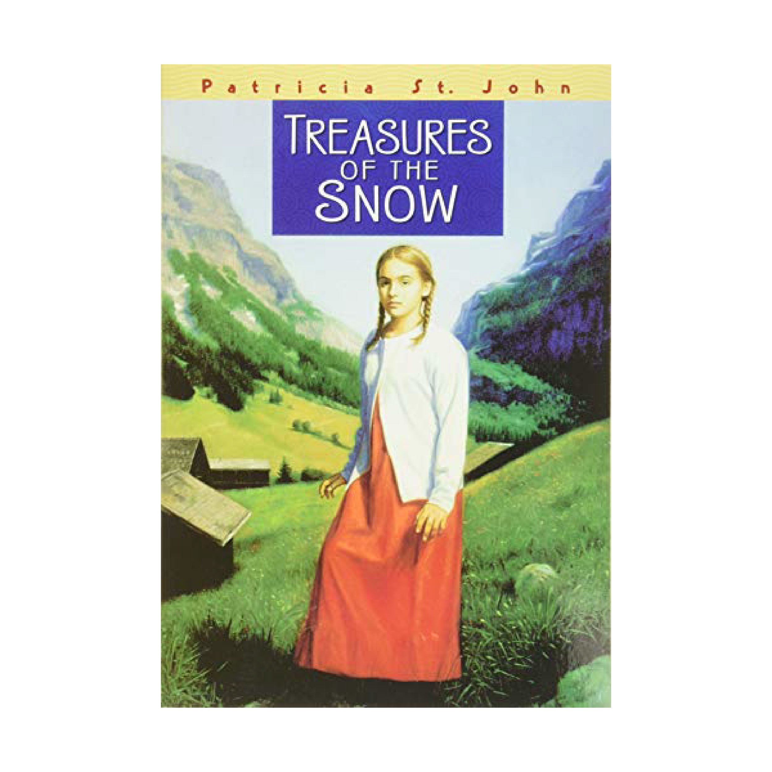 An illustrated book cover of a young girl in a red dress and a white sweater with hilly land and mountains behind her | The Good and the Beautiful