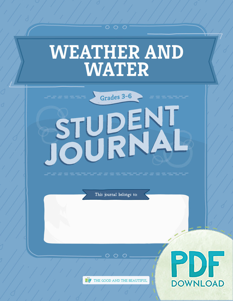 Weather and Water: Student Journal Grades 3-6 (PDF)