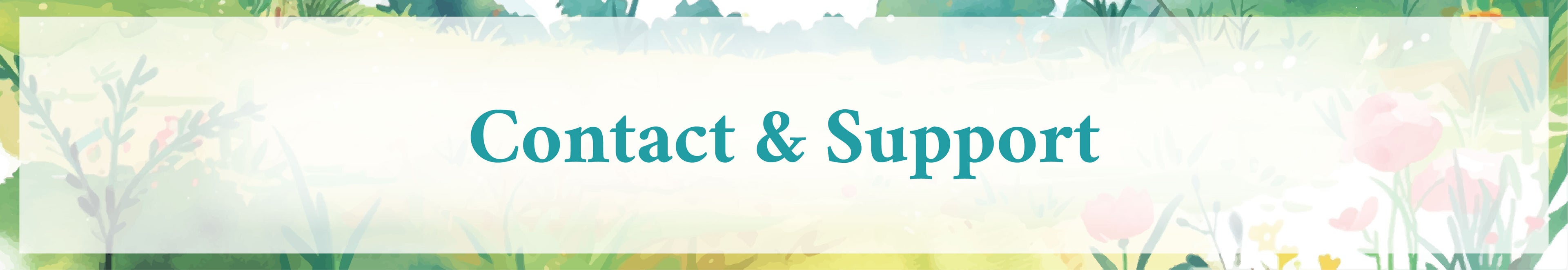 Contact and Support Web Banner | The Good and the Beautiful