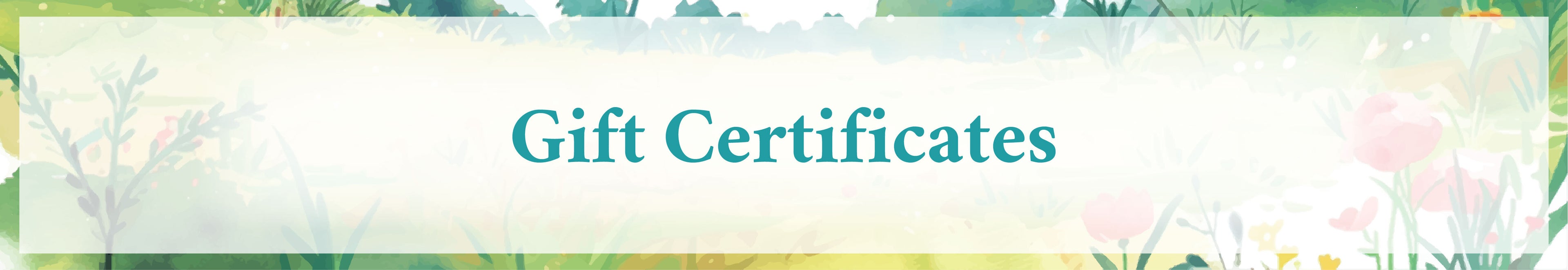 Gift Certificates Web Banner | The Good and the Beautiful