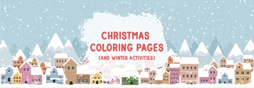 Christmas Coloring Pages (& Winter Activities)