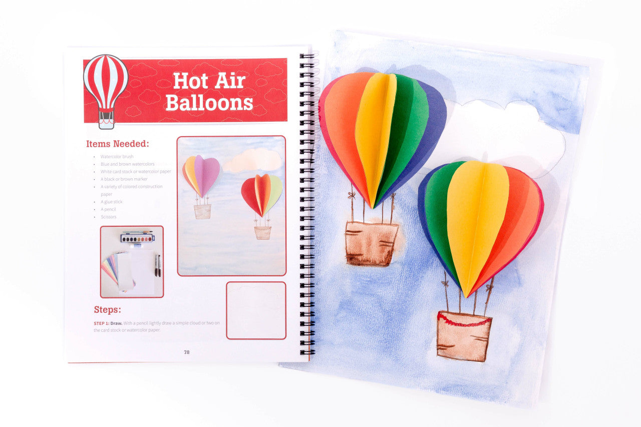 Creative Arts & Crafts Notebook: Physical + PDF Download